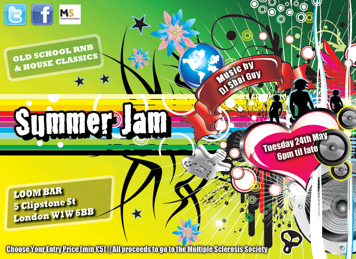 “SUMMER JAM” CHARITY FUNDRAISER NIGHT ON TUESDAY 24 MAY