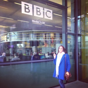 At the BBC at MediaCity Manchester