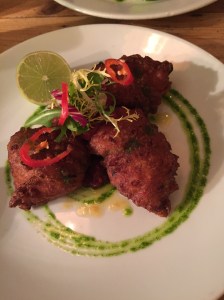 Salt fish fritters