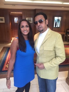 Priya Mulji with Gulshan Grover