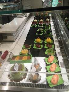 Dessert counter at Pan De Vie