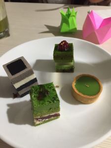 Collection of desserts at Pan De Vie