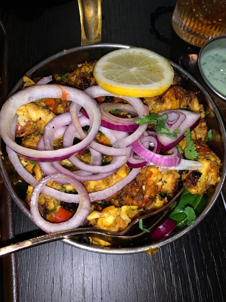 Tandoori kings prawns starter