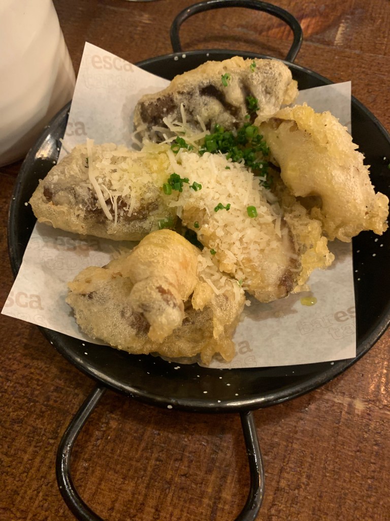 Mushroom Tempura - Bar Esca Nottingham